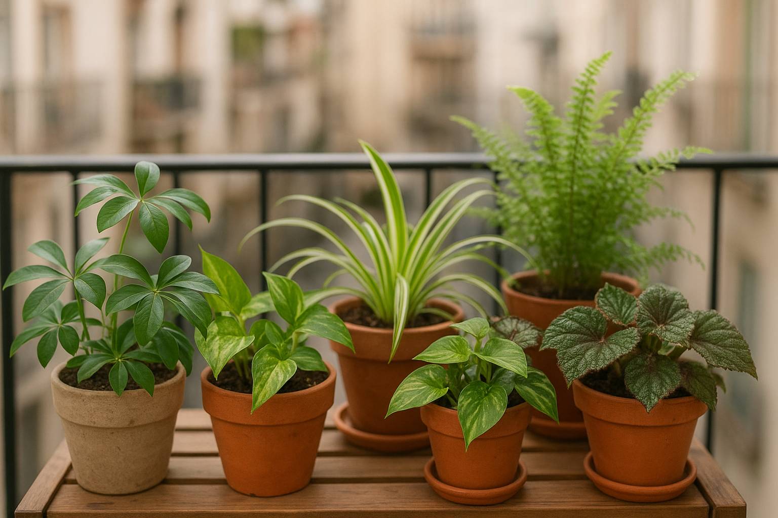 Les plantes d’intérieur idéales pour égayer les petits balcons urbains
