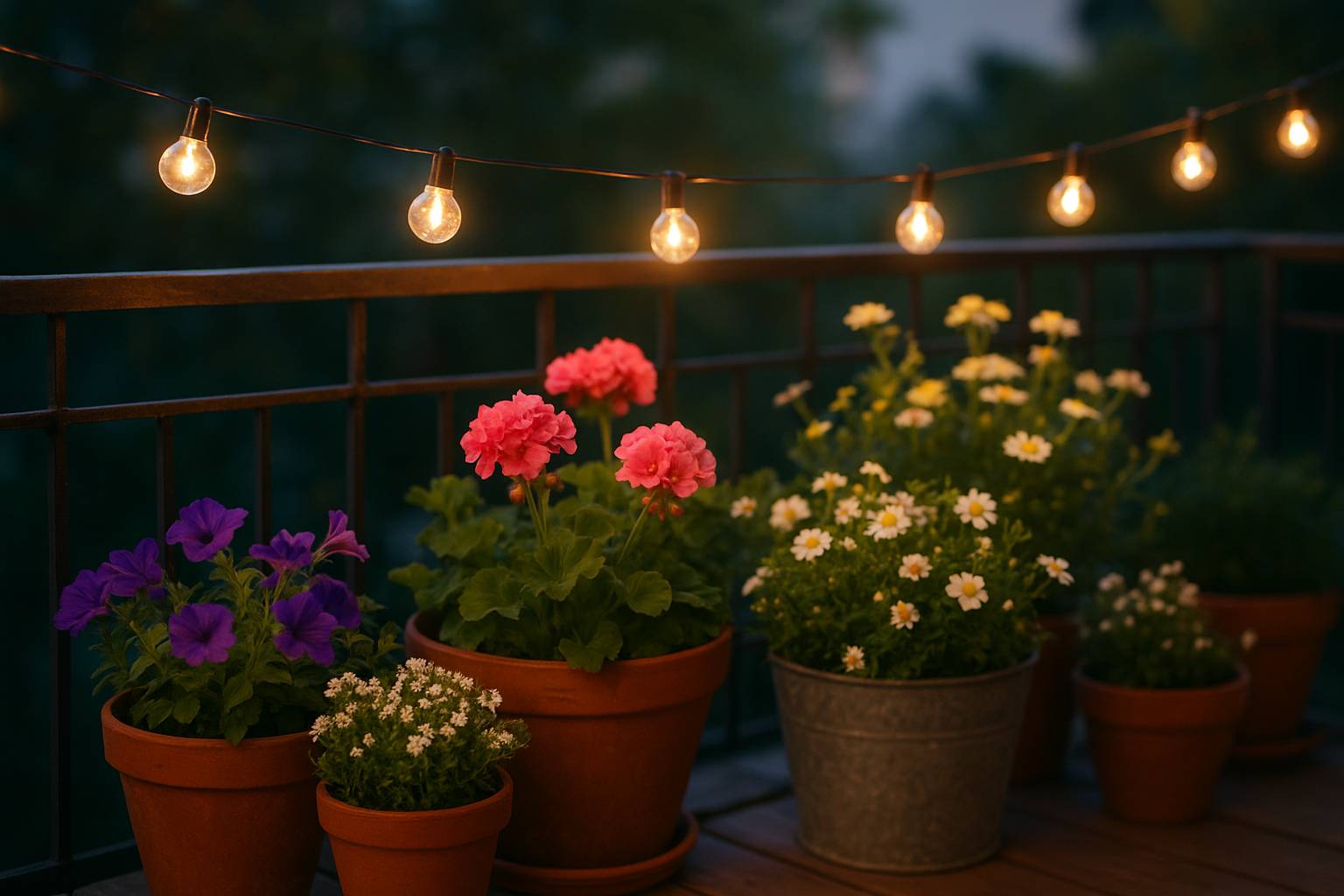 Éclairez votre balcon : astuces pour un jardin d’ornement lumineux et fleuri