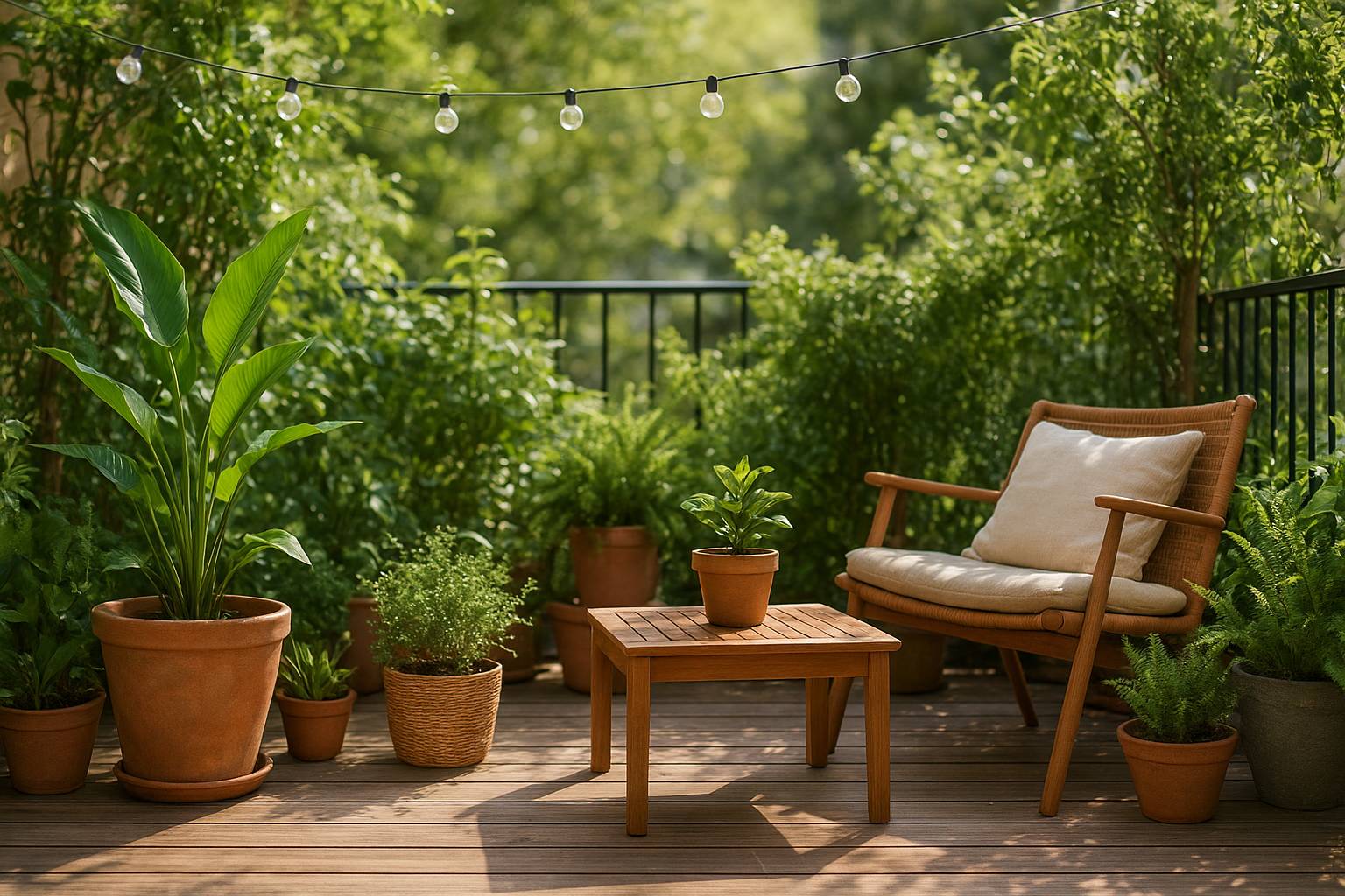 Transformer votre terrasse en oasis : guide facile pour débutants en bricolage vert