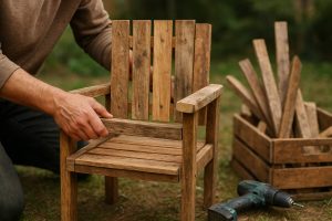 Fabriquer un mobilier de jardin éco-responsable avec des matériaux récupérés