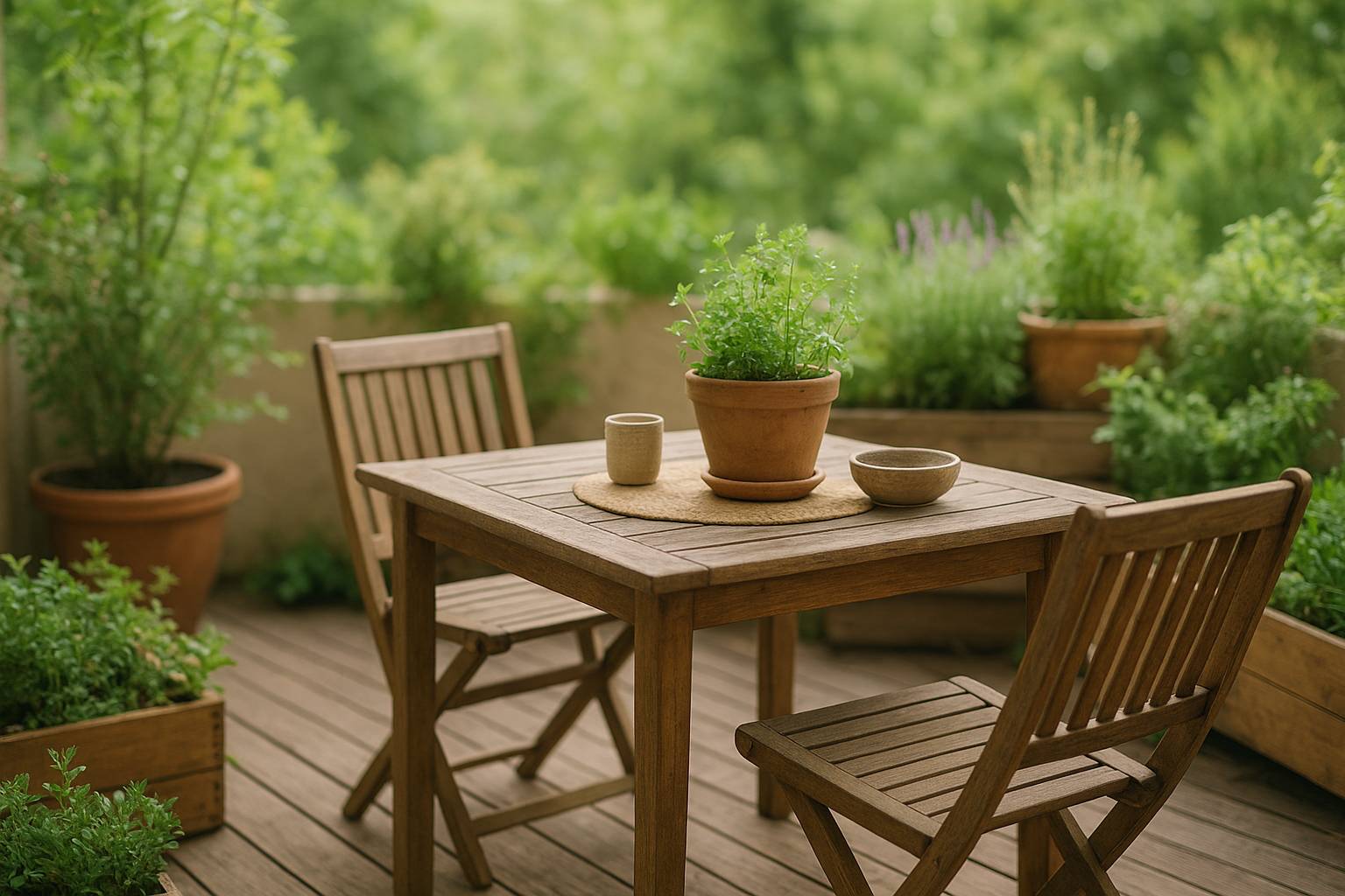 Aménager une terrasse bio : conseils pratiques pour un espace extérieur convivial et durable