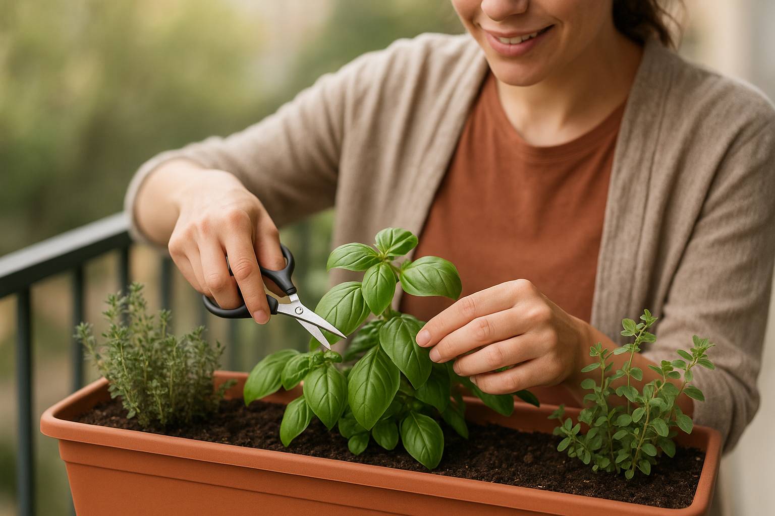 Secrets de jardinière : cultiver des herbes aromatiques sur votre balcon sans stress